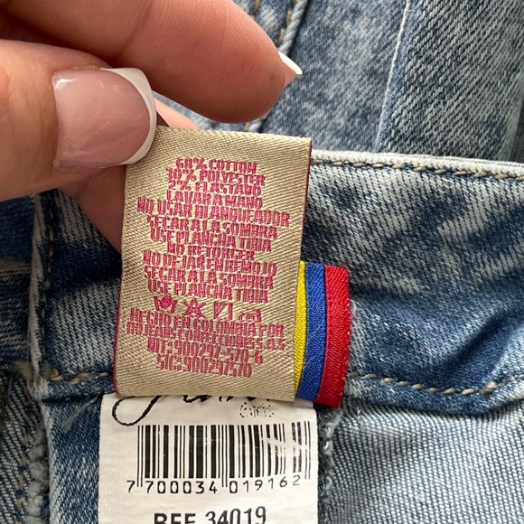 Fiaritas Colombian Skirt Jean Girls 16 Butt lifted - Picture 6 of 8